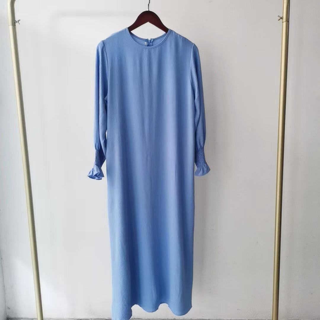 Women's Round Neck Long Dress