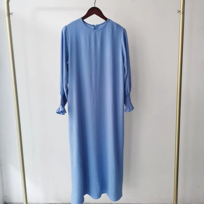 Women's Round Neck Long Dress