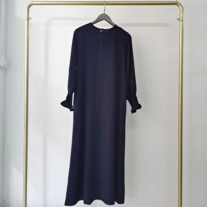 Women's Round Neck Long Dress