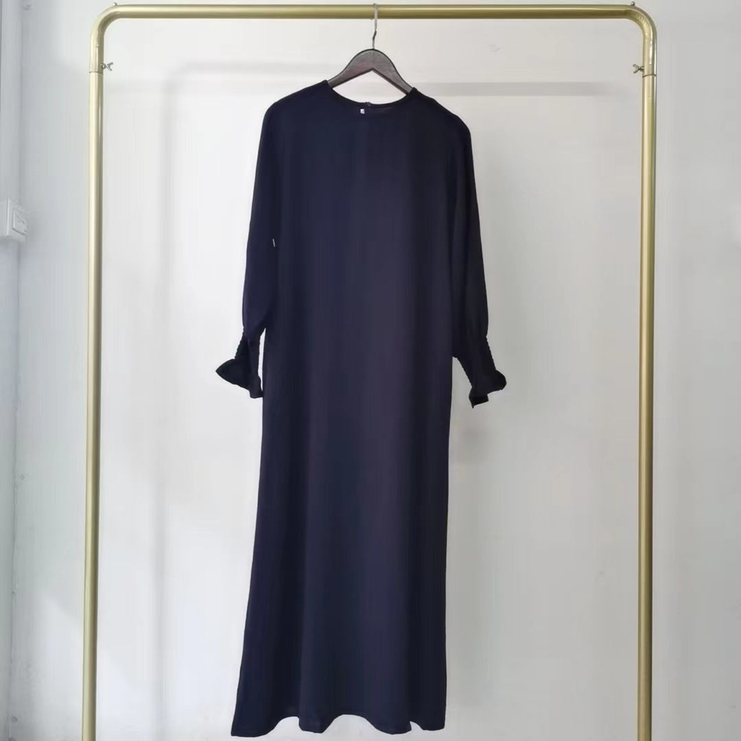 Women's Round Neck Long Dress