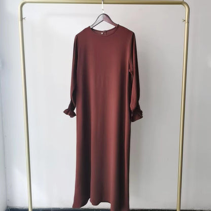 Women's Round Neck Long Dress