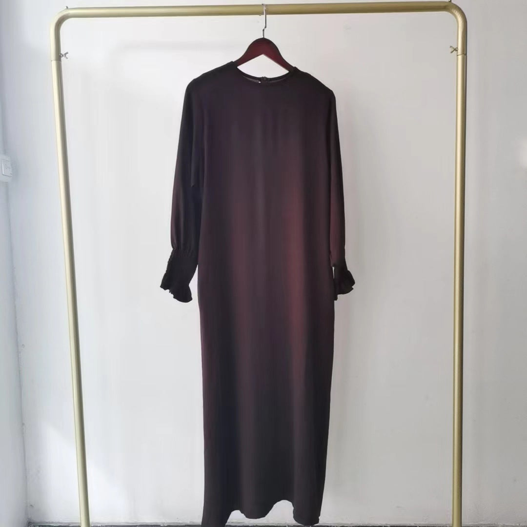 Women's Round Neck Long Dress