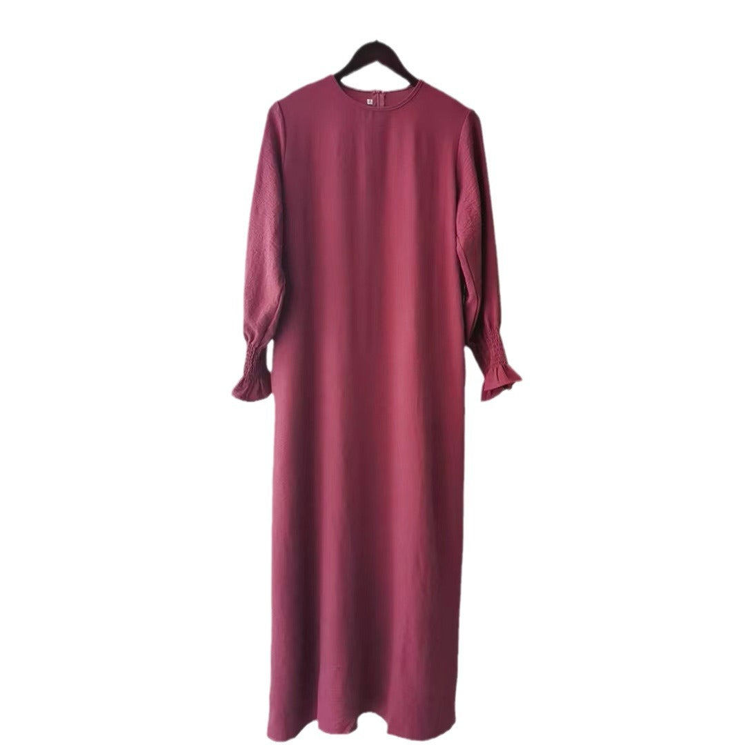 Women's Round Neck Long Dress