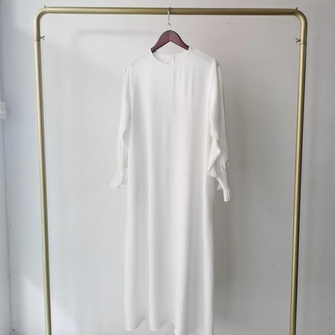 Women's Round Neck Long Dress
