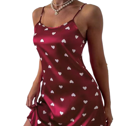 Women's Satin Sling Nightgown Summer Sleepwear