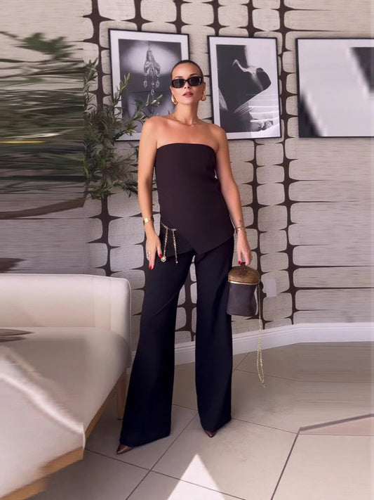 Women's satin suit