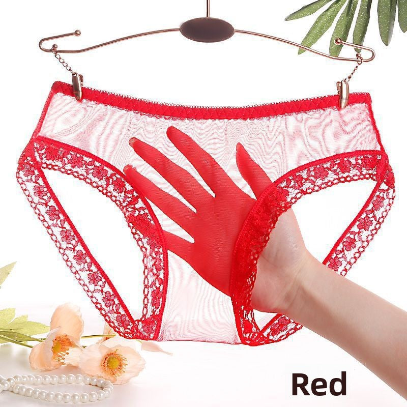 Women's Seamless Lace Underwear Low Waist Comfortable