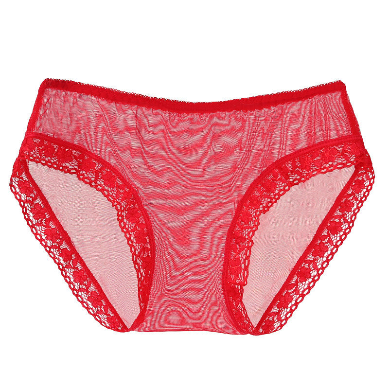 Women's Seamless Lace Underwear Low Waist Comfortable