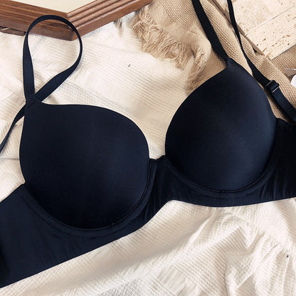 Women's Seamless Soft Cup Bra with Adjustable Support