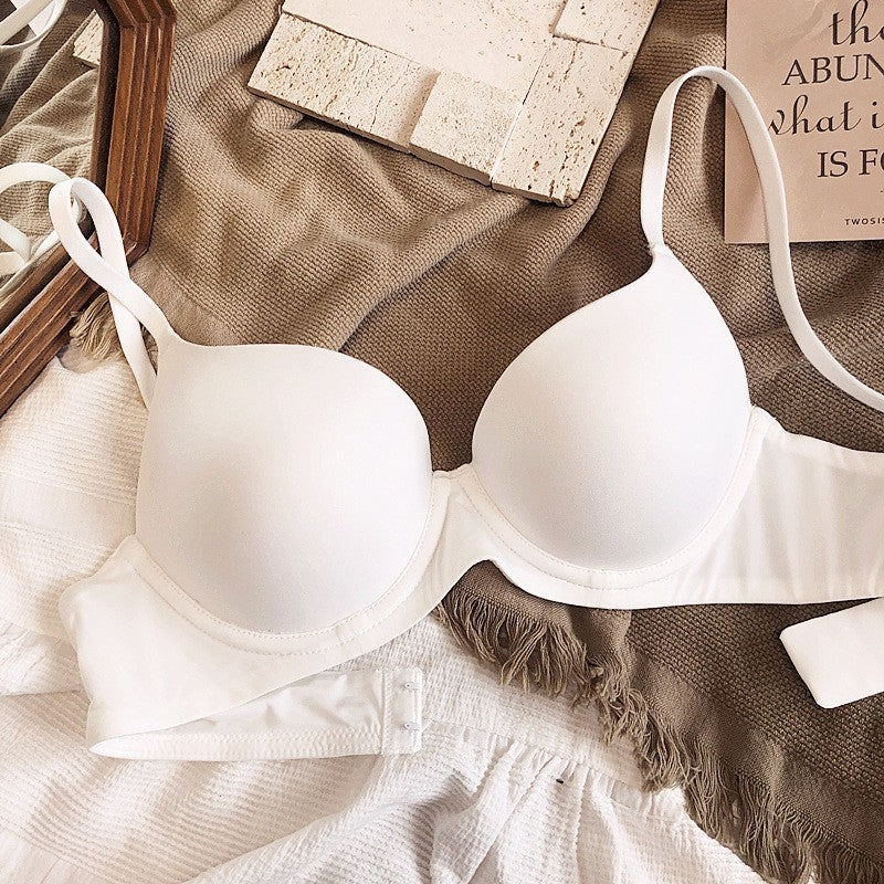 Women's Seamless Soft Cup Bra with Adjustable Support