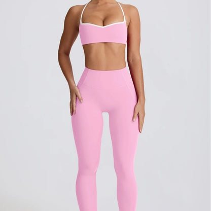 Women's Seamless Yoga Set with Supportive Fit