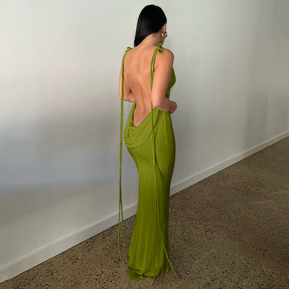 Women's Sexy Backless Bodycon Dress