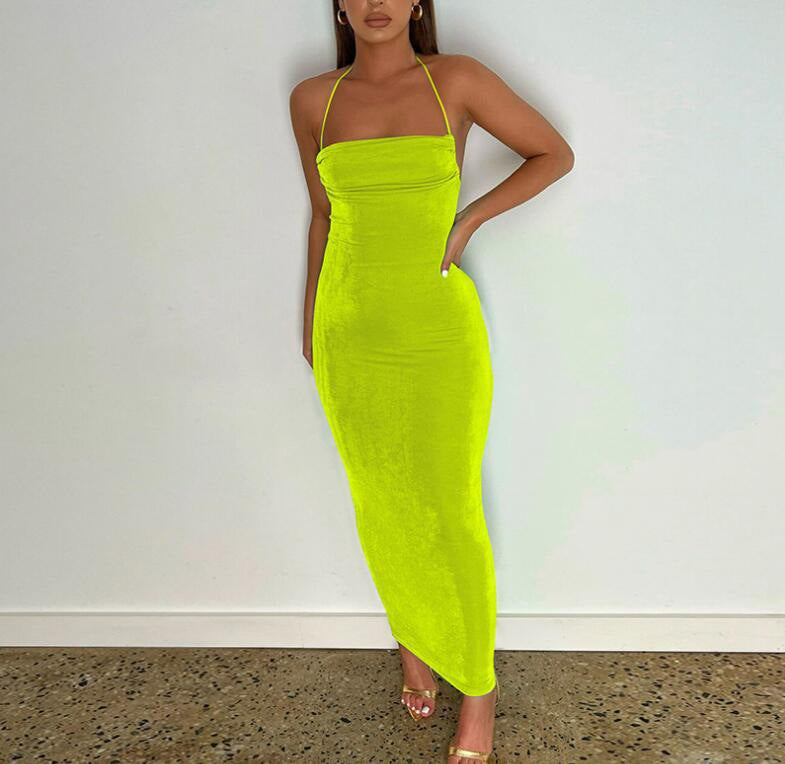 Women's Sexy Backless Bodycon Dress