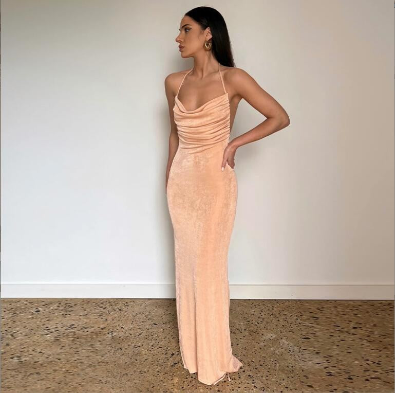 Women's Sexy Backless Bodycon Dress
