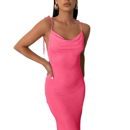 Women's Sexy Backless Bodycon Dress