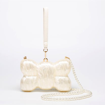 Women's Shell Shaped Acrylic Crossbody Bag
