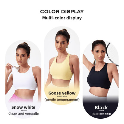 Women's shockproof sports yoga vest