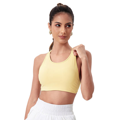 Women's shockproof sports yoga vest