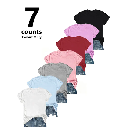 Women's Short-Sleeve Cotton T-Shirts