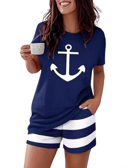 Women's Short Sleeve Pajama Set