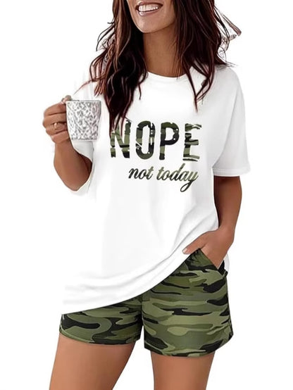 Women's Short Sleeve Pajama Set