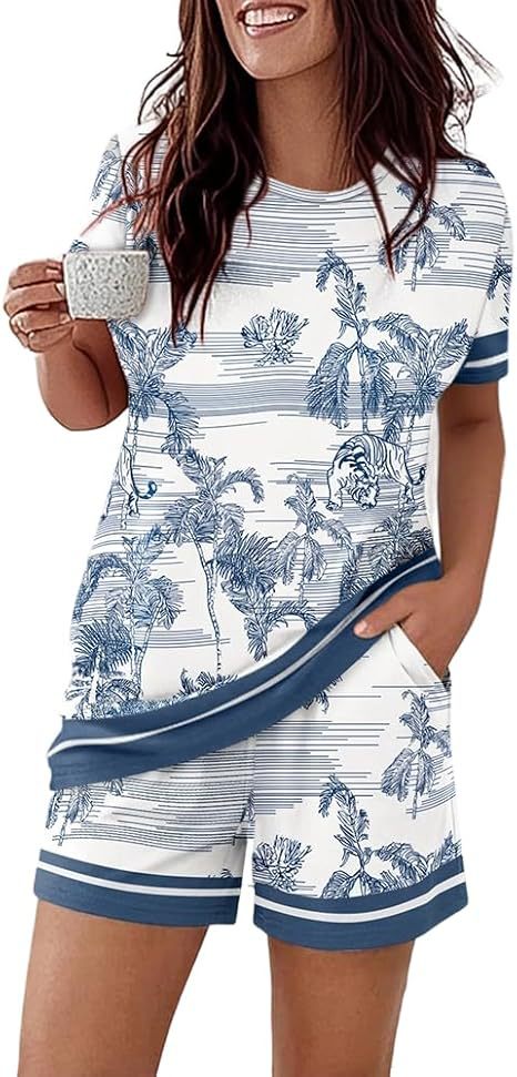 Women's Short Sleeve Pajama Set