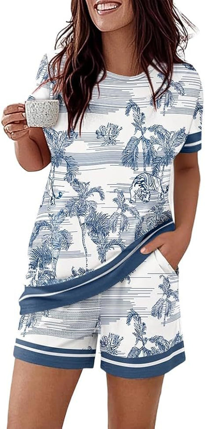 Women's Short Sleeve Pajama Set