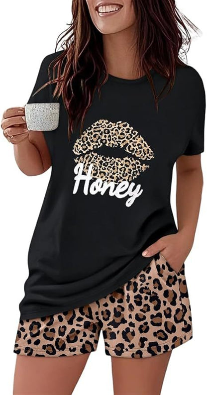 Women's Short Sleeve Pajama Set