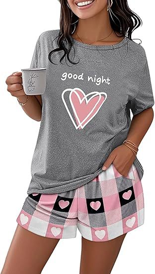 Women's Short Sleeve Pajama Set