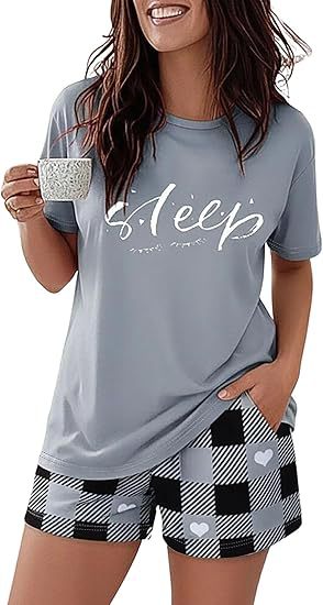 Women's Short Sleeve Pajama Set