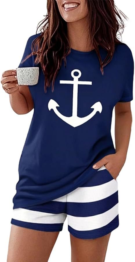 Women's Short Sleeve Pajama Set
