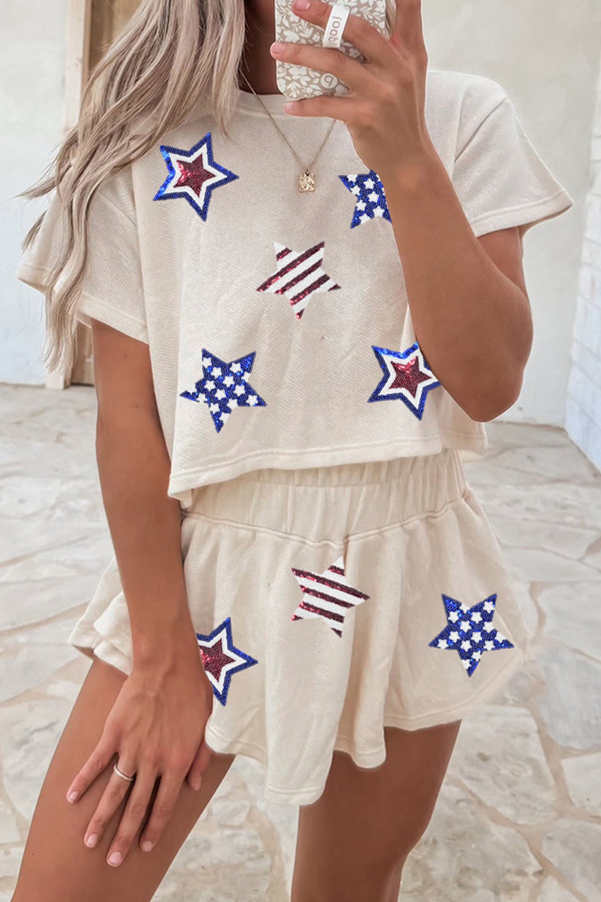 Women's Short Sleeve Tracksuit Set