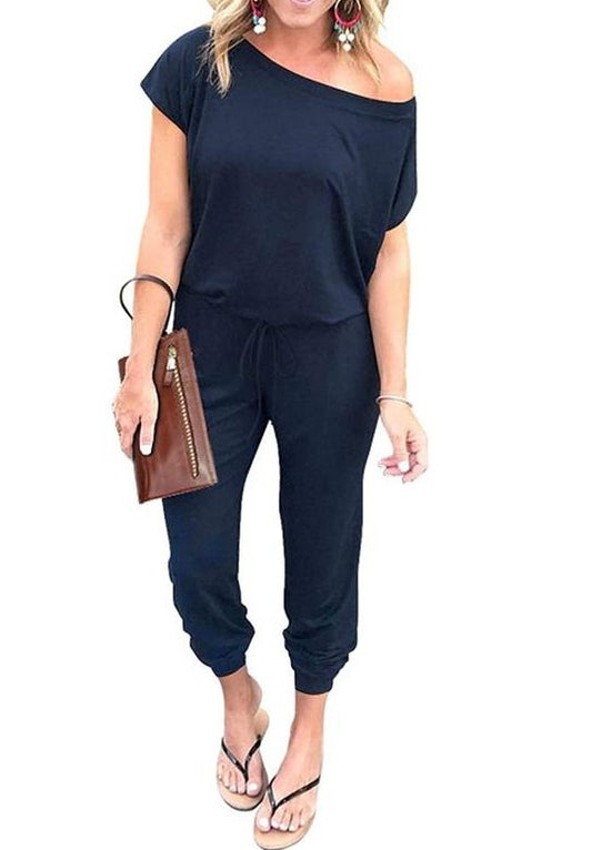 Women's short-sleeved T-shirt, long pants and pajama sett