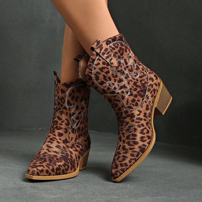 Women's Short Western Cowboy Boots