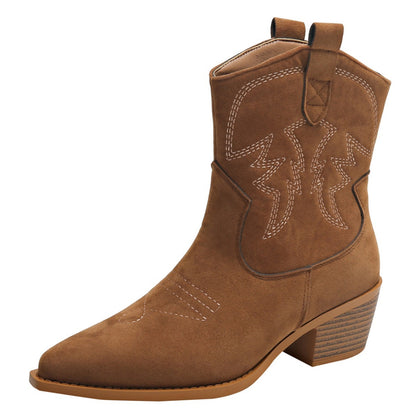 Women's Short Western Cowboy Boots