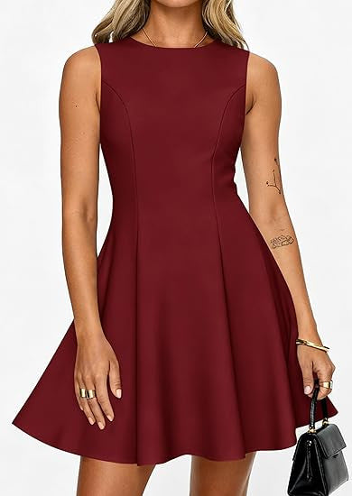 Women's Sleeveless A-Line Dress