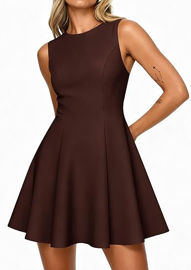 Women's Sleeveless A-Line Dress