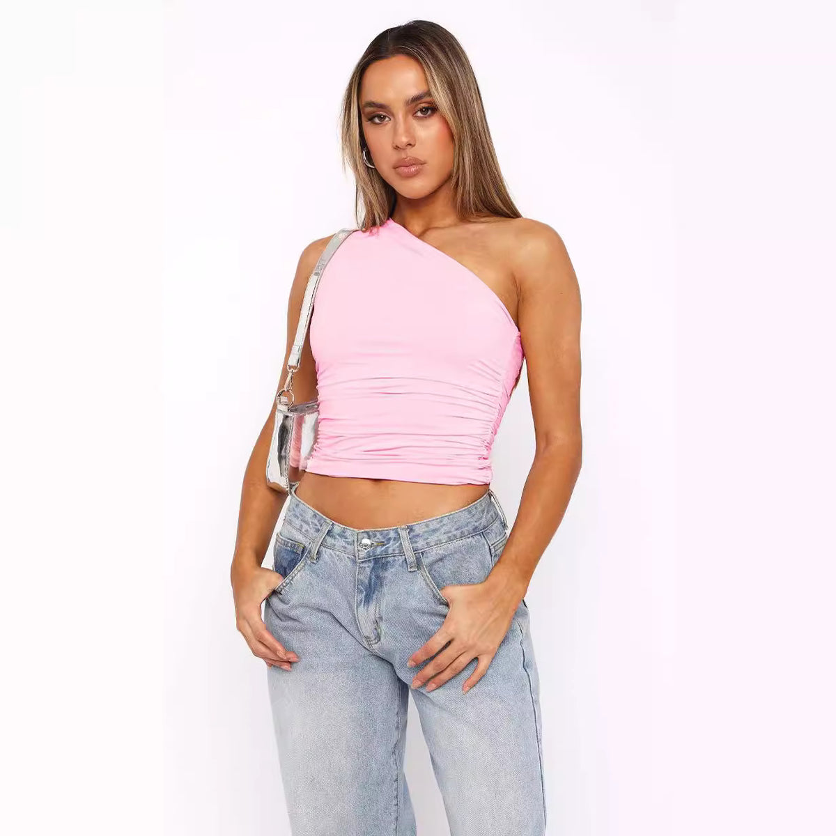Women's Sleeveless Slim Fit T-Shirt