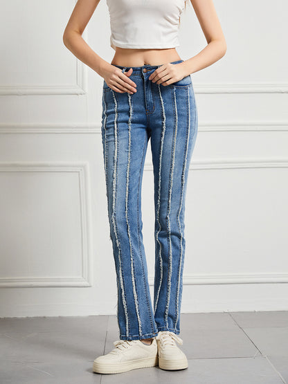 Women's Slim Fit Mid-Rise Stretch Jeans