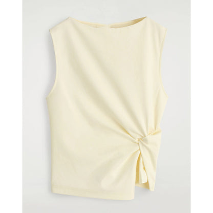 Women's Slim-Fit Pleated Vest
