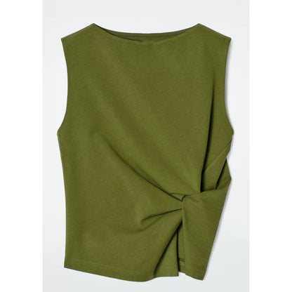 Women's Slim-Fit Pleated Vest