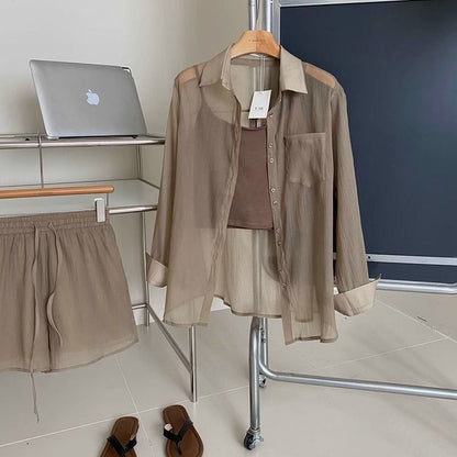 Women's slim-fit sun protection jacket