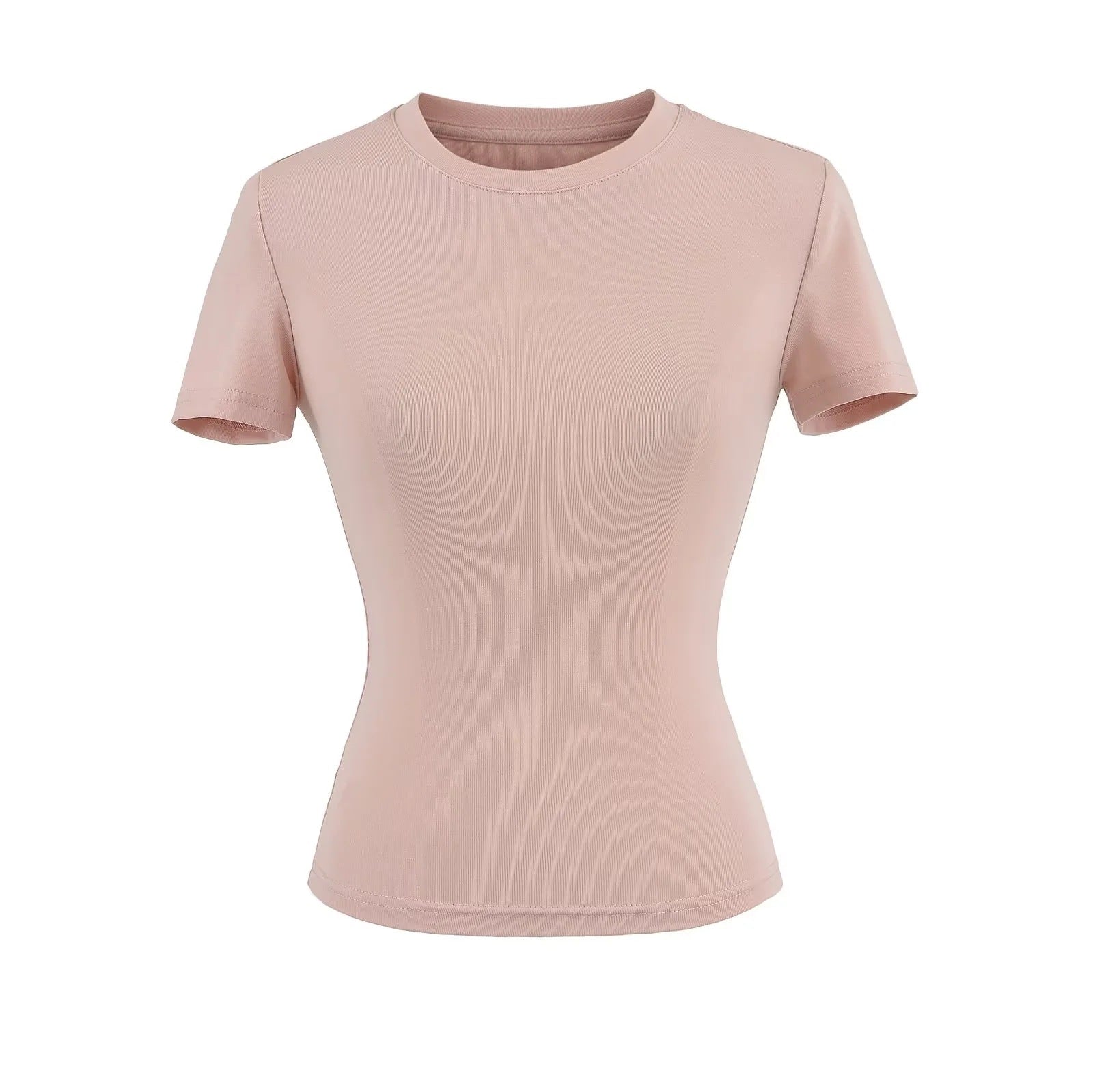 Women's Slim-Fit T-Shirt with Low-Waist Pants Set