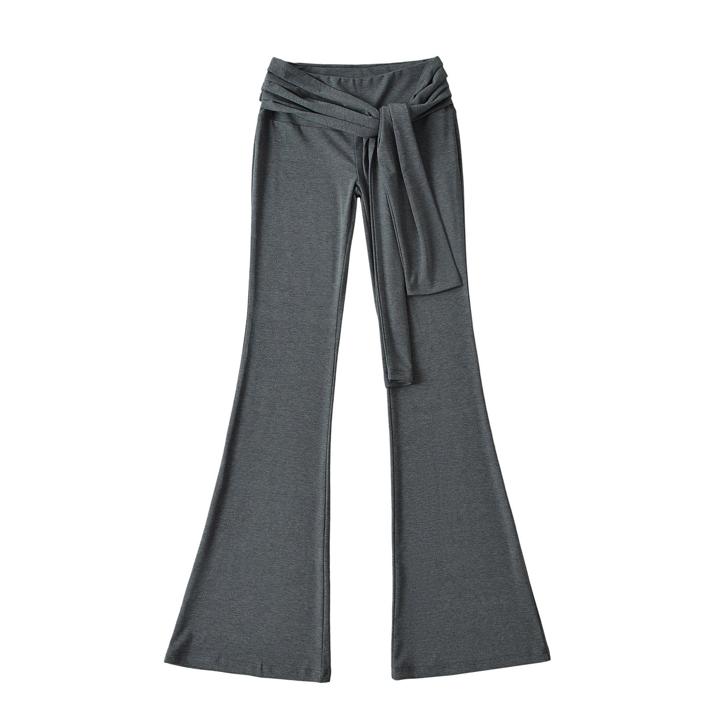 Women's Slim-Fit T-Shirt with Low-Waist Pants Set