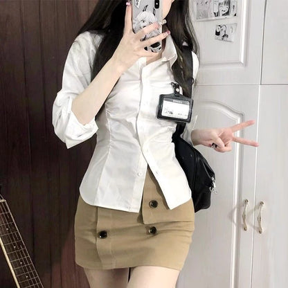 Women's Slim Fit Uniform Shirt