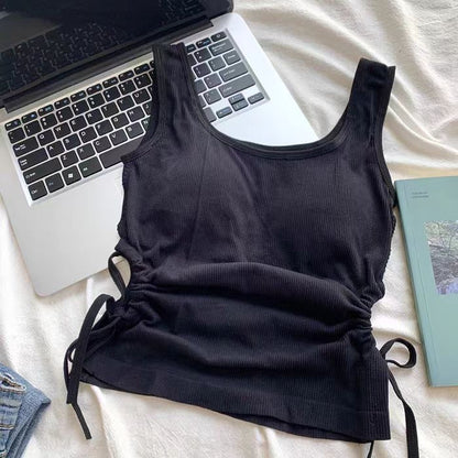 Women's Slimming Camisole Vest with Built-in Chest Pad