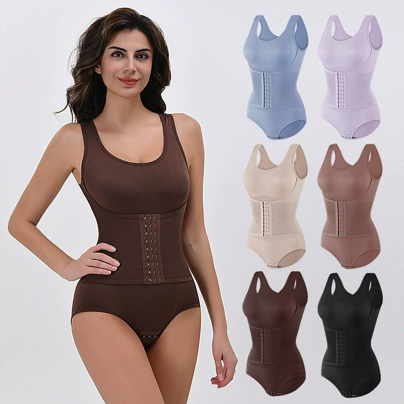 Women's Snap Button Shapewear Slimming Bodysuit