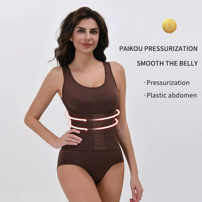 Women's Snap Button Shapewear Slimming Bodysuit