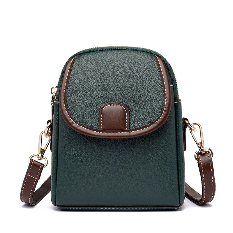 Women's Soft Leather Crossbody Phone Bag