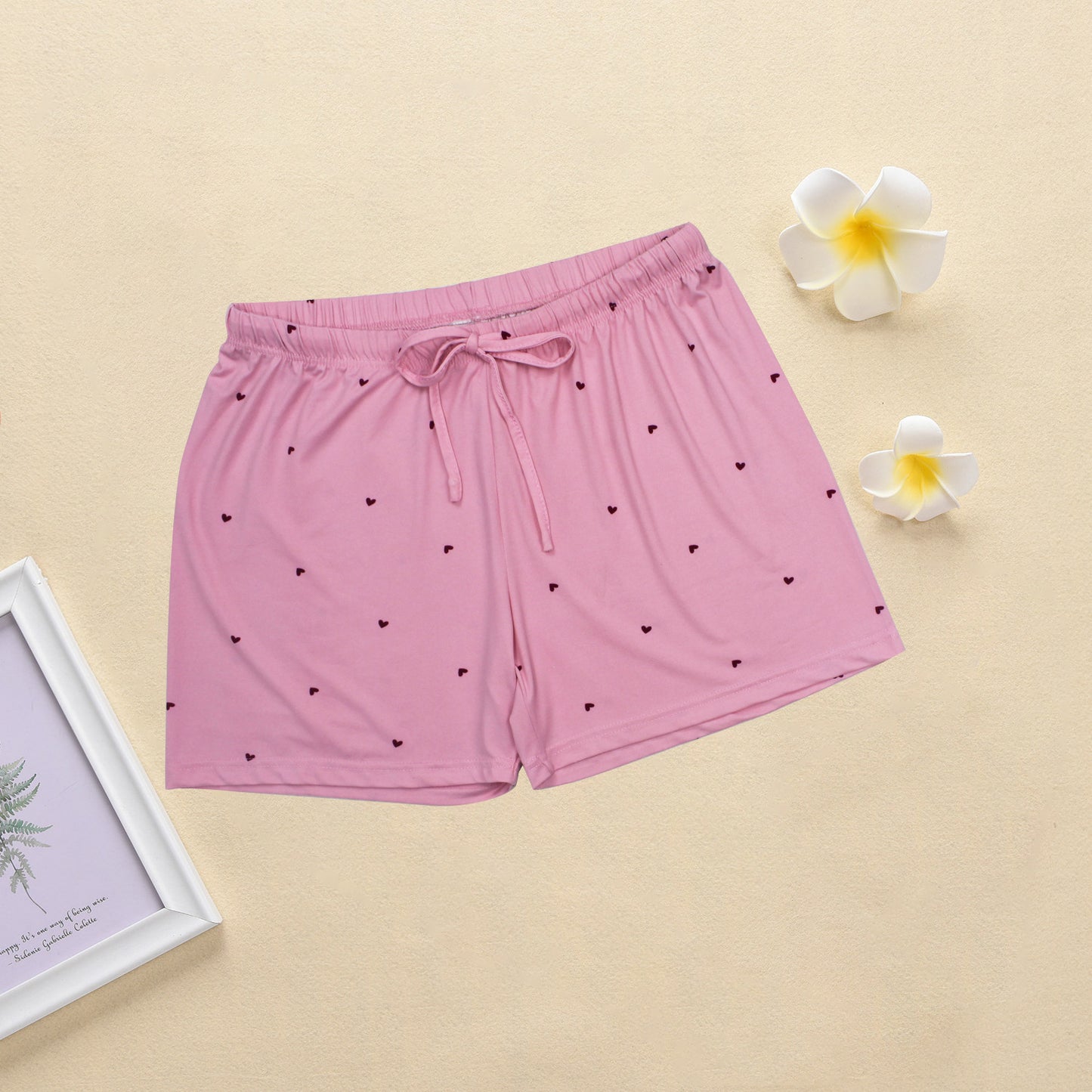 Women's Soft Milk Silk Sleep Shorts, Summer Comfortable Homewear with Stylish Patterns
